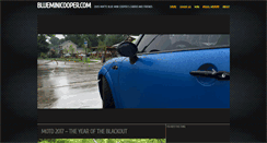 Desktop Screenshot of blueminicooper.com